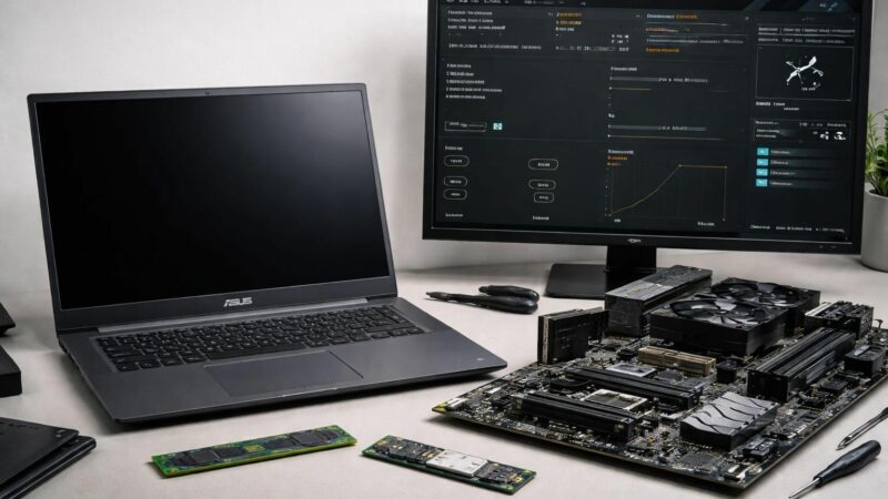 découvrez comment diagnostiquer un écran noir sur asus en testant la ram, le ssd et le bios dans le bon ordre pour identifier et résoudre rapidement le problème.