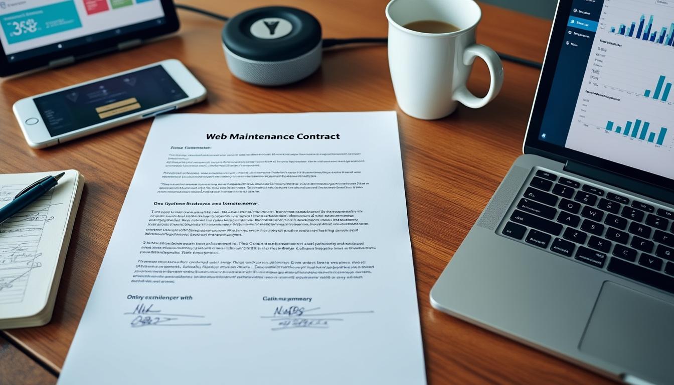 découvrez tout ce qu'il faut savoir sur le contrat de maintenance pour votre site web. comparez les prix et les services essentiels pour garantir la performance et la sécurité de votre site, tout en optimisant votre investissement et en répondant aux besoins spécifiques de votre entreprise.