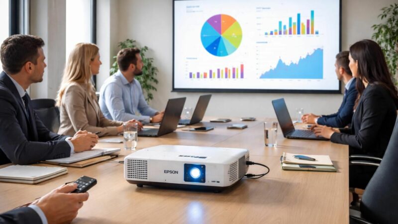 apprenez à calibrer rapidement les couleurs de votre vidéoprojecteur epson pour un rendu professionnel et adapté à un usage corporate.