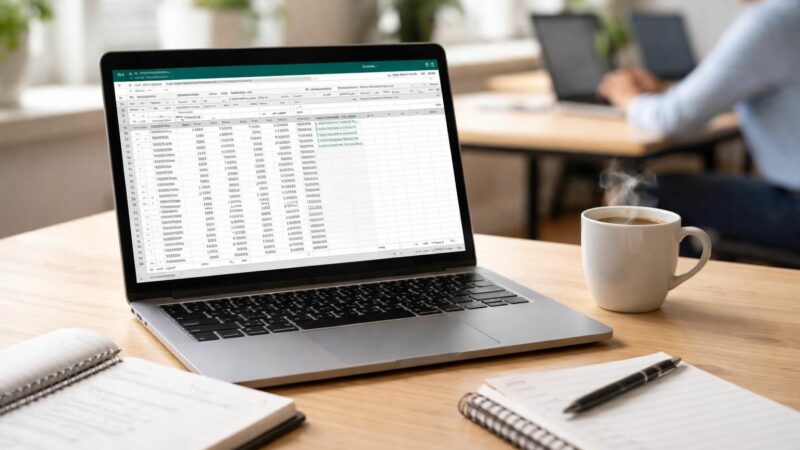 découvrez notre cours d’excel pour maîtriser les bases et les fonctions utiles, idéal pour gagner en efficacité et améliorer vos compétences en bureautique.