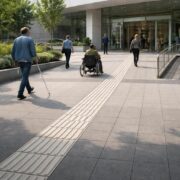 découvrez la bande de guidage pmr, un élément clé de la réglementation pour assurer l'accessibilité et la sécurité dans les lieux publics.