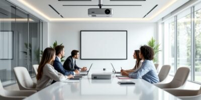 découvrez les avantages d'un vidéoprojecteur bureautique silencieux en milieu professionnel pour des présentations efficaces et sans perturbations sonores.