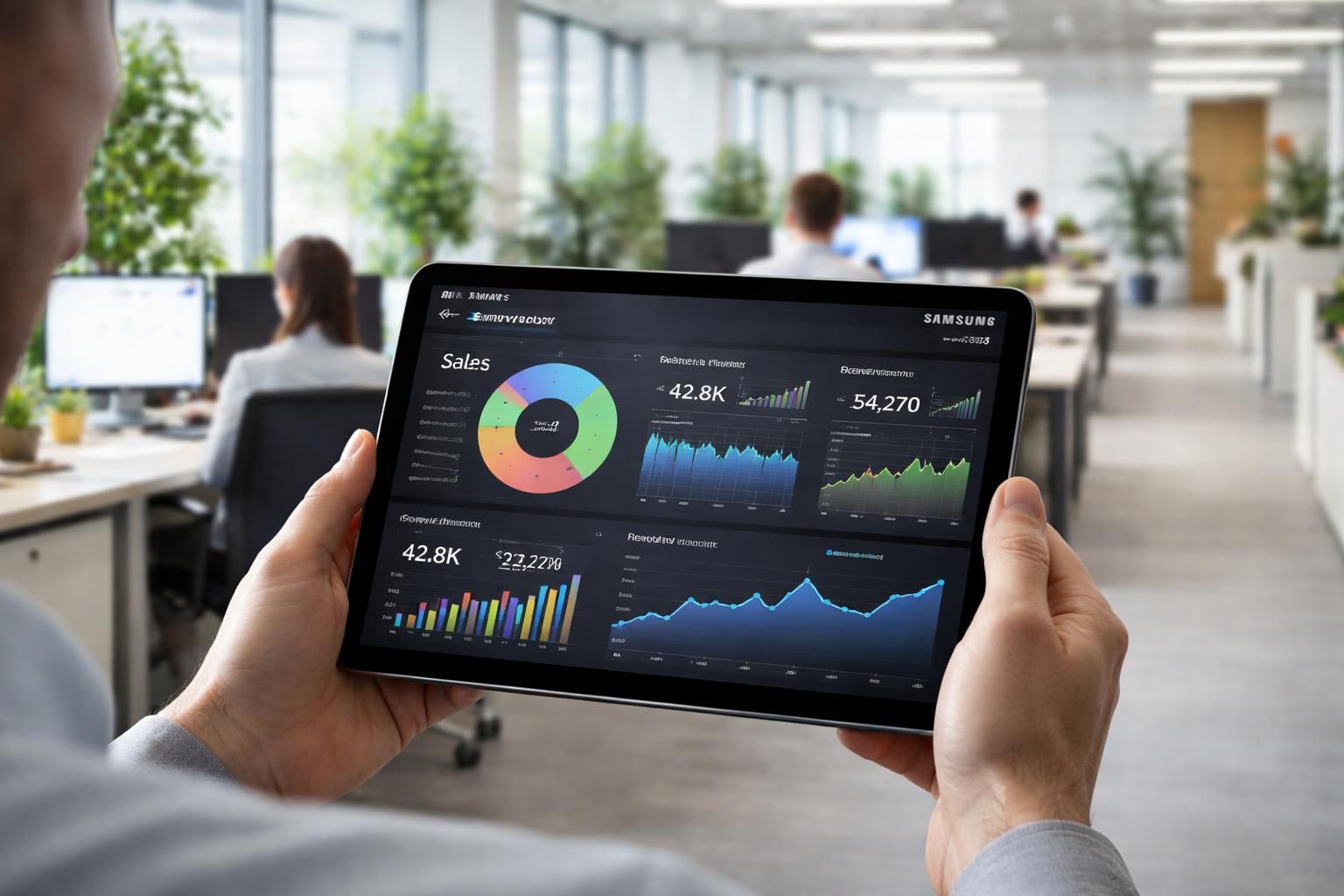 découvrez comment configurer l'écran kpi sur tablette samsung en mode « always on » pour un affichage permanent dans votre open space, optimisant ainsi la visibilité des indicateurs clés de performance.
