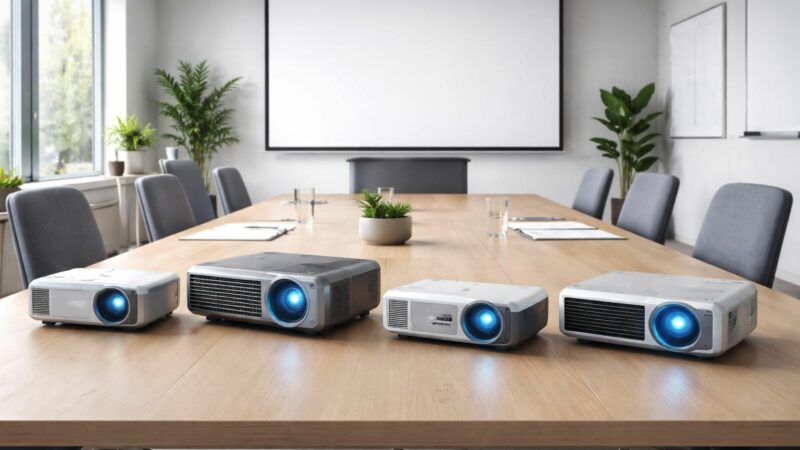 découvrez notre comparatif 2026 des 5 meilleurs vidéoprojecteurs led bureautiques, idéaux pour les salles de réunion. choisissez la qualité d’image et la fiabilité adaptées à vos besoins professionnels.
