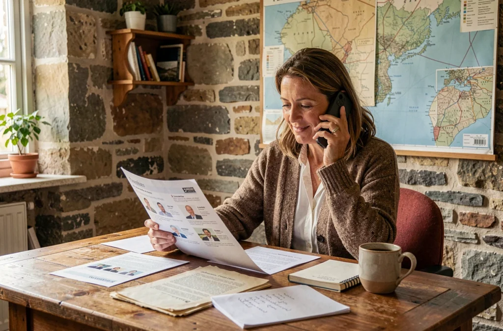 Consultante de C.H Recrutement travaillant sur des profils de candidats pour des PME et ETI en Finistère