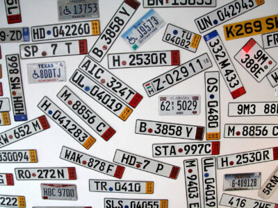 plaque immatriculation