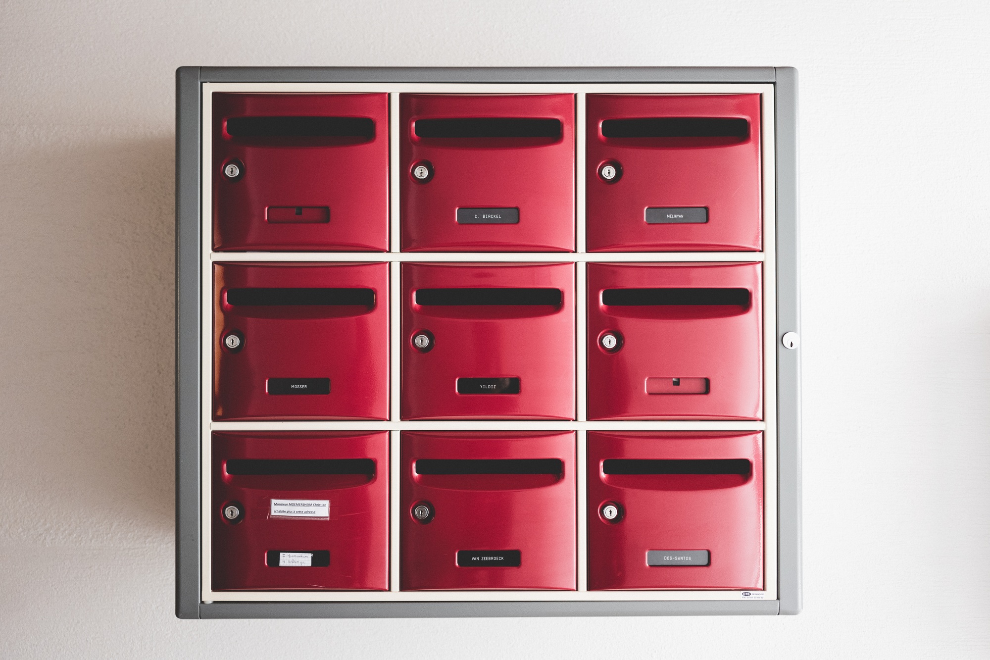 plaques copropriété